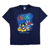 Disney Dreams Florida Disney Cartoon T-Shirt - Large Navy Cotton