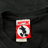 Walt Disney World Mickey Inc Graphic T-Shirt - 2XL Black Cotton