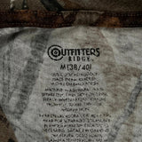 Outfitters Ridge Camo Long Sleeve T-Shirt - Medium Brown Cotton