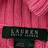 Ralph Lauren Cardigan - Large Pink Cotton