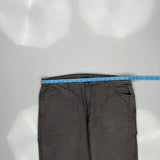 Dickies Carpenter Trousers - 38W 30L Grey Cotton