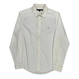 Tommy Hilfiger Shirt - Medium White Cotton