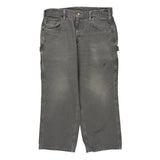 Carhartt Double Knee Carpenter Trousers - 34W 30L Grey Cotton