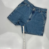 Lee Denim Shorts - 31W UK 12 Blue Denim