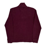 Polo By Ralph Lauren 1/4 Zip - Small Burgundy Cotton