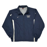 Uw-Stout Football Nike Football Windbreaker - XL Navy Polyester