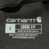 Bell'S Logo Carhartt Hoodie - Large Grey Cotton Blend