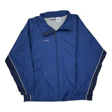 Reebok Windbreaker - 2XL Blue Polyester