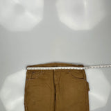Dickies Carpenter Pants - 38W 34L Brown Cotton