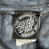 Santa Cruz Tie-Dye T-Shirt - Medium Gray Cotton