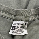 Carhartt T-Shirt - Large Green Cotton