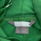 Nike Hoodie - Large Green Cotton