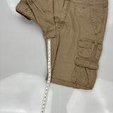 Lee Cargo Shorts - 36W 11L Brown Cotton