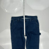 Dickies Carpenter Pants - 34W 30L Blue Cotton