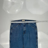 Blue Mountain Carpenter Pants - 36W 30L Blue Cotton