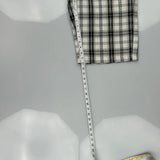 Southpole Checked Shorts - 28W 12L Black & White Cotton