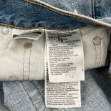 Levis Denim Shorts - 36W 12L Light Wash Cotton