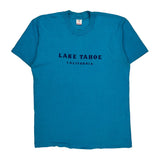 Fruit Of The Loom Single Stitch T-Shirt - Large Blue Cotton