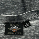 Harley Davidson Graphic T-Shirt - XL Grey Cotton