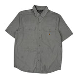 Carhartt Force Carhartt Short Sleeve Shirt - Large Gray Polyester