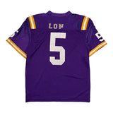 Lsu Tigers Nike Football Jersey - Large Purple Polyester