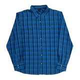 Oakley Checked Shirt - XL Blue Cotton