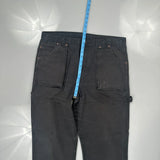 Dickies Carpenter Trousers - 38W 30L Grey Cotton