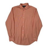 Polo By Ralph Lauren Shirt - Large Orange Cotton