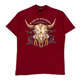 Stuart Florida Harley Davidson Graphic T-Shirt - Large Red Cotton