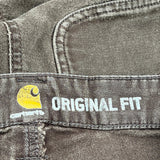 Carhartt Carpenter Trousers - 28W UK 8 Brown Cotton