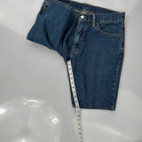 Levis Denim Shorts - 32W 10L Blue Cotton