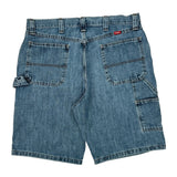 Wrangler Carpenter Shorts - 36W 10L Blue Cotton