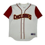Cyclones Majestic Jersey - Large Red Polyester