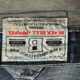 Hip Hop Black Bull Jeans - 34W 33L Blue Denim