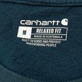 Carhartt Spellout T-Shirt - Medium Blue Cotton