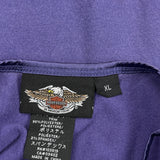 Harley Davidson Graphic Tank Top - XL Purple Polyester