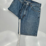 Levis Denim Shorts - 32W 10L Blue Cotton