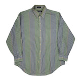 Nautica Striped Shirt - Large Multicoloured Cotton