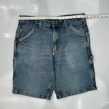 Faded Glory Denim Shorts - 34W 9L Blue Cotton