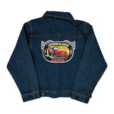Lightning Mcqueen Disney Cartoon Denim Jacket - Small Blue Cotton