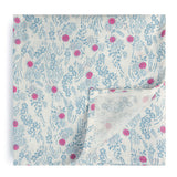 Organic Cotton Muslin Baby Blanket: Cherry Blossom