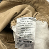 Carhartt Carpenter Trousers - 30W 30L Khaki Cotton