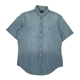 Ralph Lauren Denim Shirt - Large Blue Cotton