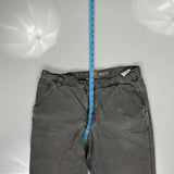 Carhartt Double Knee Carpenter Trousers - 36W 32L Grey Cotton