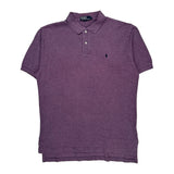 Polo By Ralph Lauren Polo Shirt - Large Purple Cotton