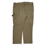 Wrangler Carpenter Pants - 36W 30L Khaki Cotton Blend