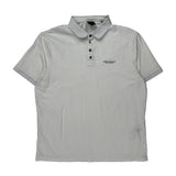 Armani Exchange Polo Shirt - XL White Cotton