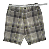 Calvin Klein Checked Chino Shorts - 30W 11L Multicoloured Cotton