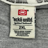 Creating Kingdoms Ecko Unltd Graphic T-Shirt - 2XL Gray Cotton Blend