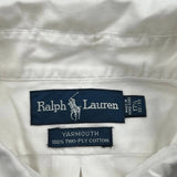 Ralph Lauren Shirt - XL White Cotton